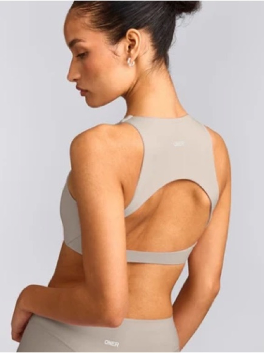 ONER Active SOFTMOTION™ HIGH NECK SPORTS BRA WITH WHITE LOGO